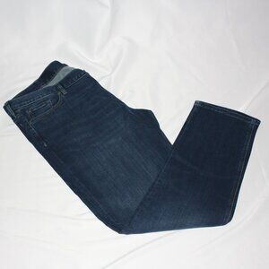 Banana Republic Straight Fit Organic Cotton Jeans - 44x34 Dark Wash